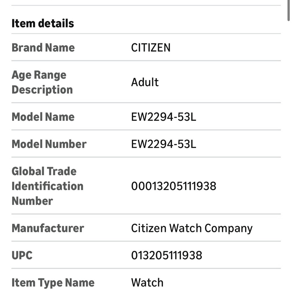 Citizen Eco-Drive Blue Dial Two-Tone Watch New in box. - Picture 7 of 8